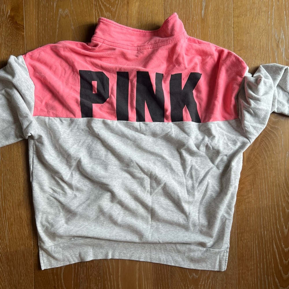 Victoria’s Secret PINK Half-Zip Sweatshirt